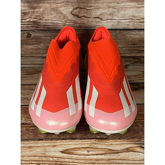 Adidas X Crazyfast Elite LL Solar Red Soccer White Cleats IG0611, Men\'s 10 New